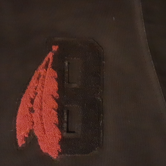 Mens XL black scale varsity jacket - Picture 3 of 6